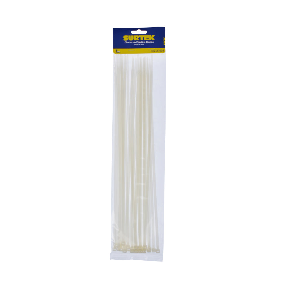 Cinchos 368x4.6mm 25pz bco