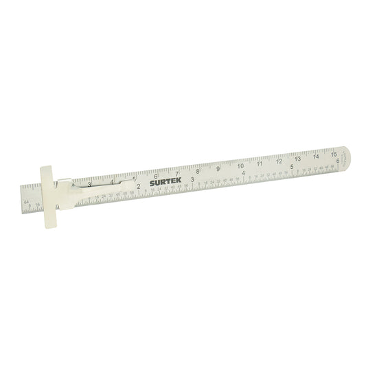 Regla bolsillo ac inox 6"