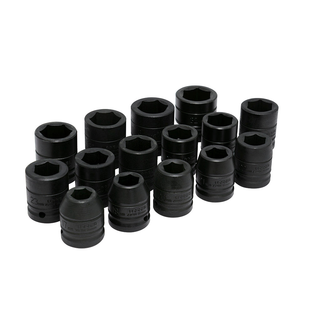 Jgo dados imp 3/4" mm 15pz