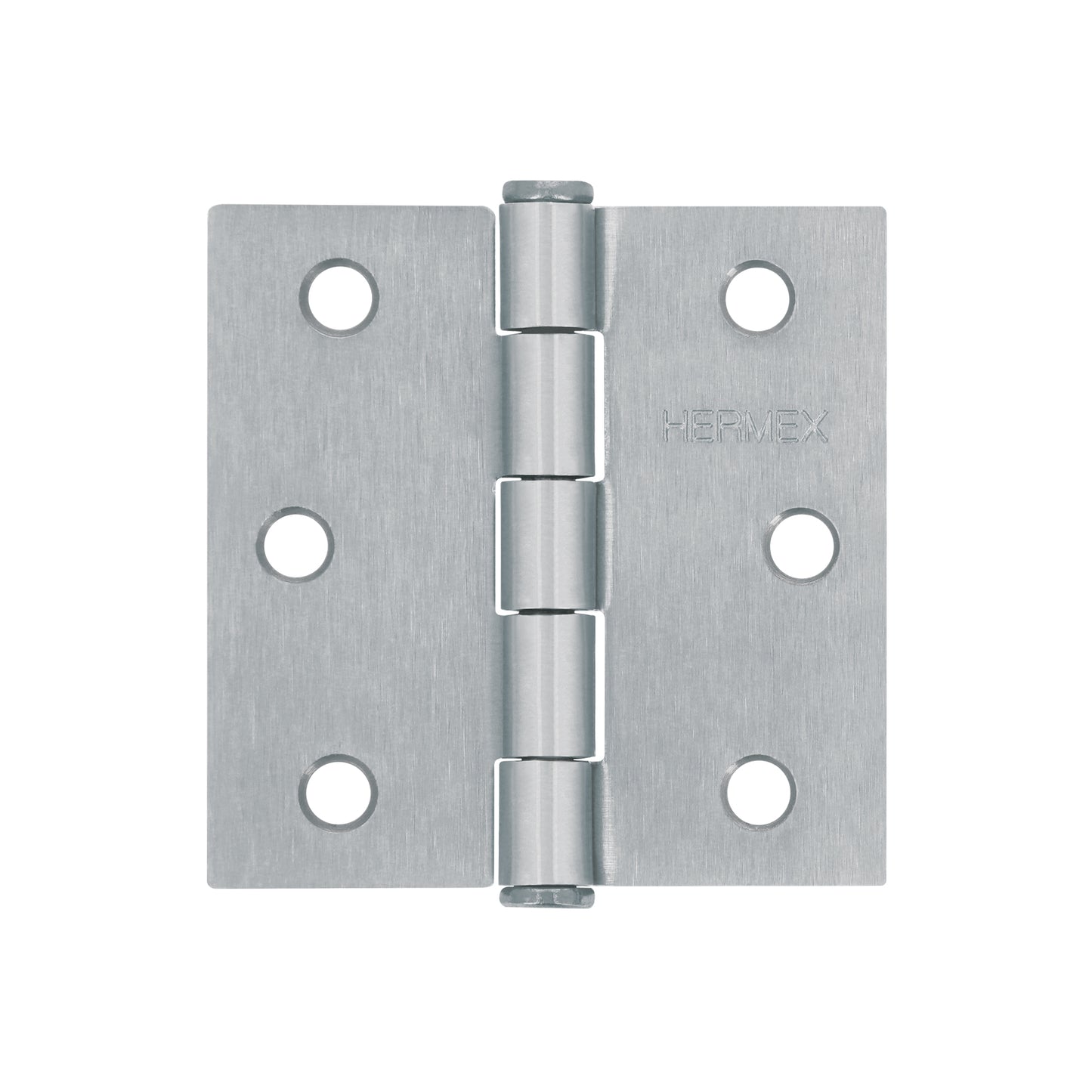 BC-253P Bisagra cuadrada, 2-1/2', cromo mate, cabeza plana