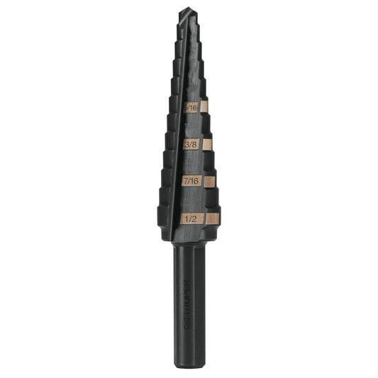 BES-13 Broca escalonada óxido negro 13 escalones 1/8' a 1/2?