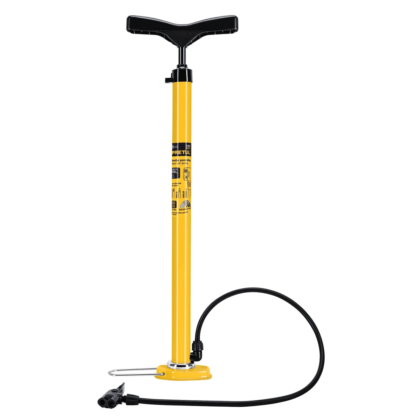 BOM-P Bomba manual para inflar, 80 PSI, Pretul