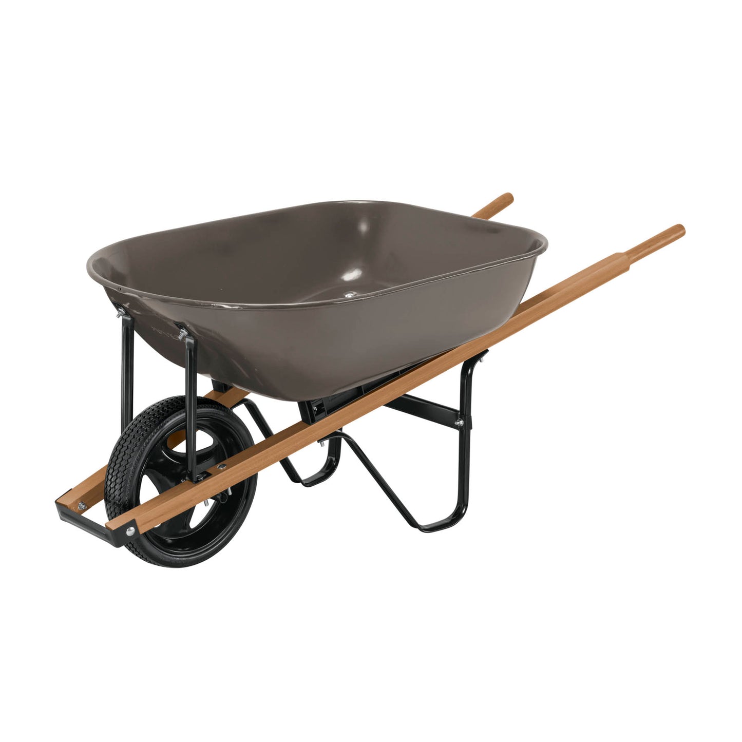 CAP-5WFFG Carretilla 5.5 ft3, mgos/madera 1-1/2", rueda antipinchazo, Pretul