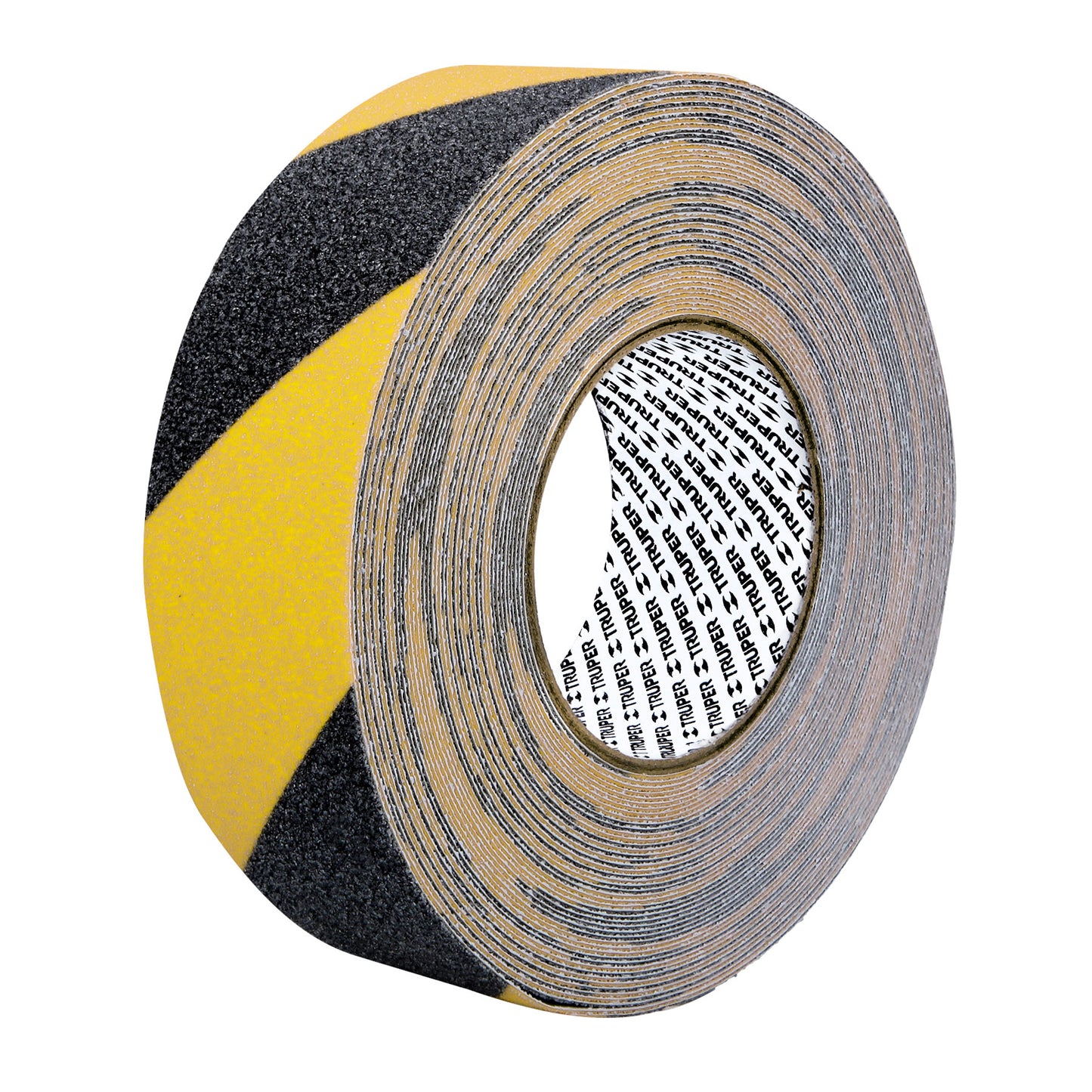 CIA-218P Cinta antiderrapante ama/negra con abrasivo, 50mm x 18m"