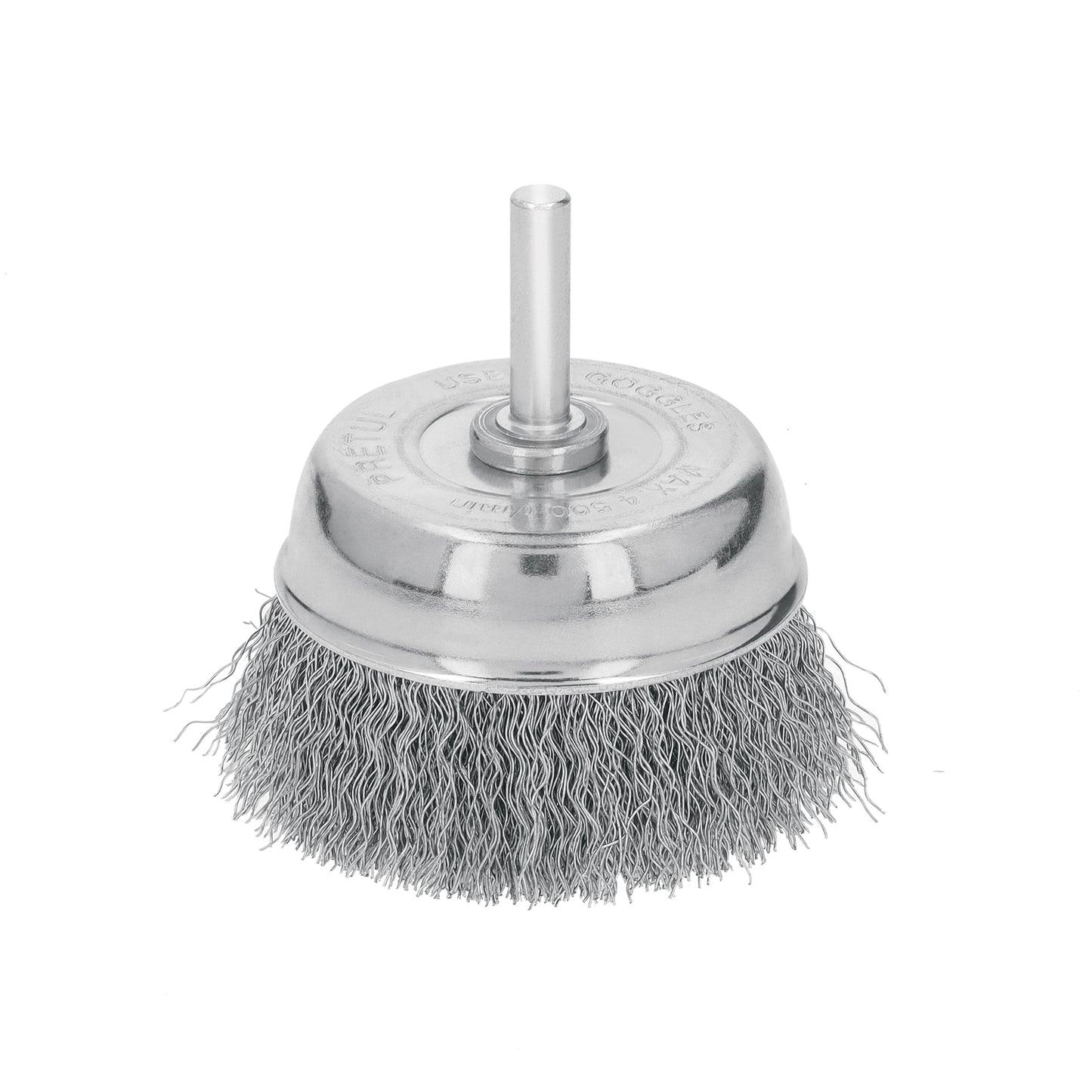CO-3P Carda de copa, alambre grueso, calibre 0.3 mm, 2-3/4', Pretu"