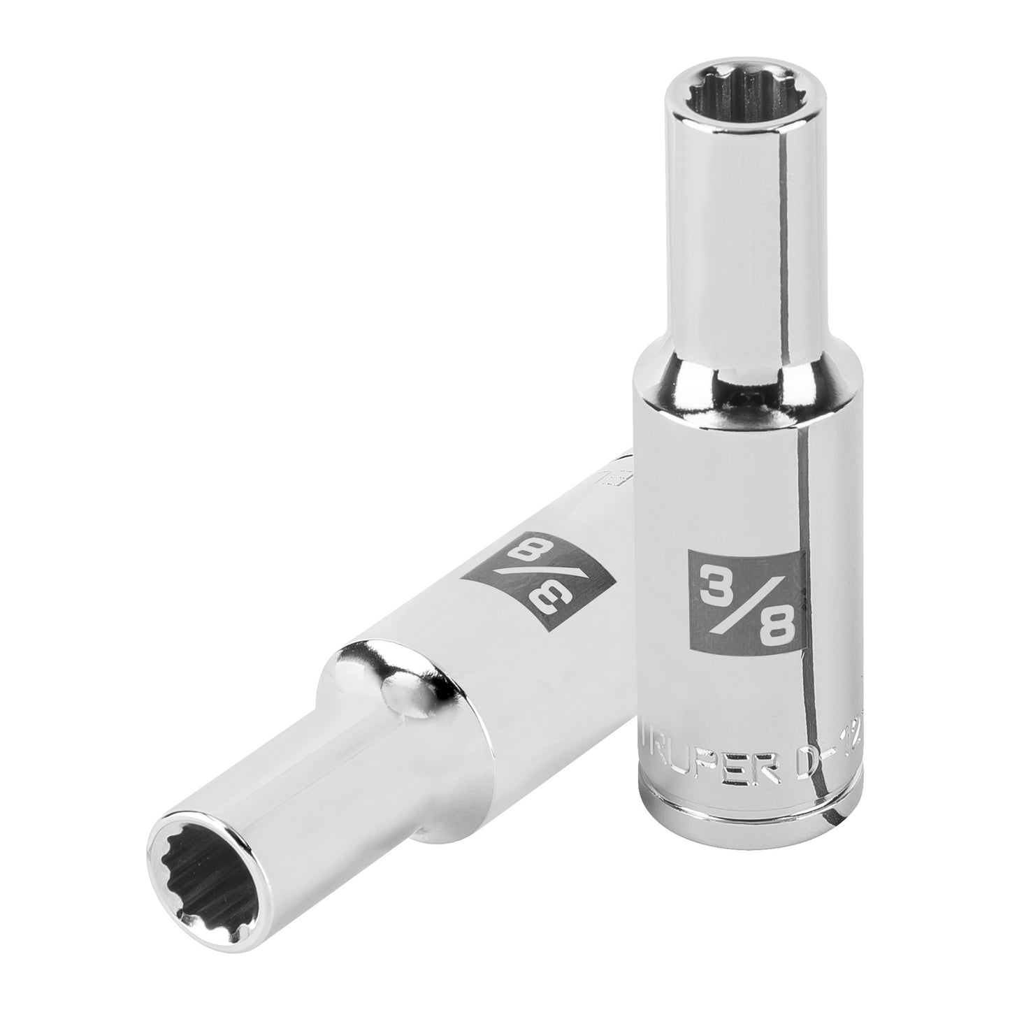 D-1212-EL Dado largo de 12 puntas, cuadro 1/2' de 3/8'"