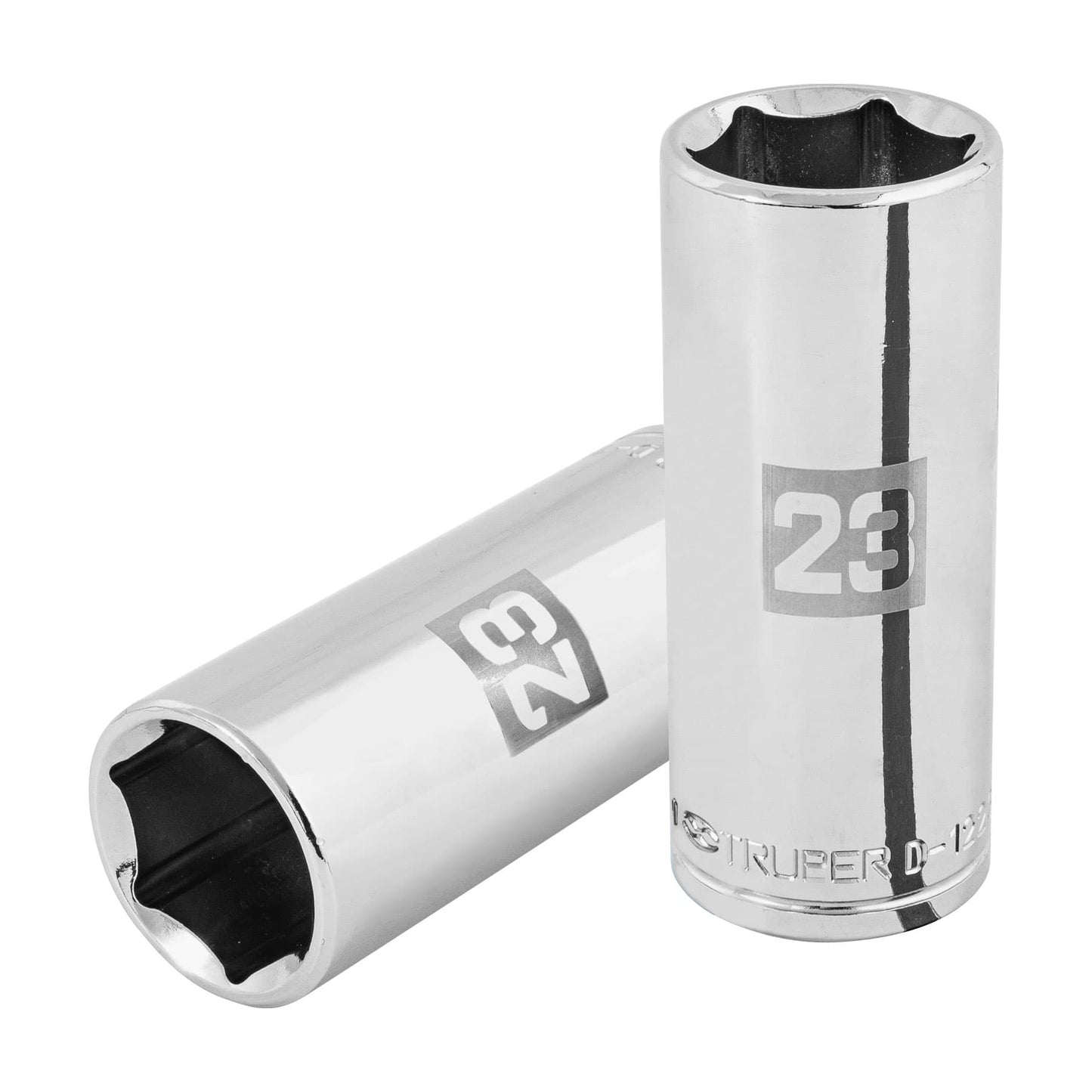 D-1223-ML Dado largo de 6 puntas, cuadro 1/2' de 23 mm"