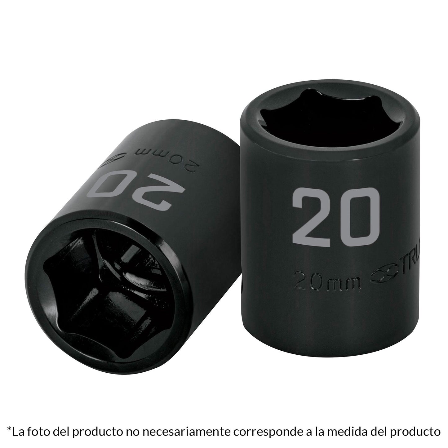 D-7410-M Dado de impacto, 6 puntas, cuadro 1/2' de 10mm"