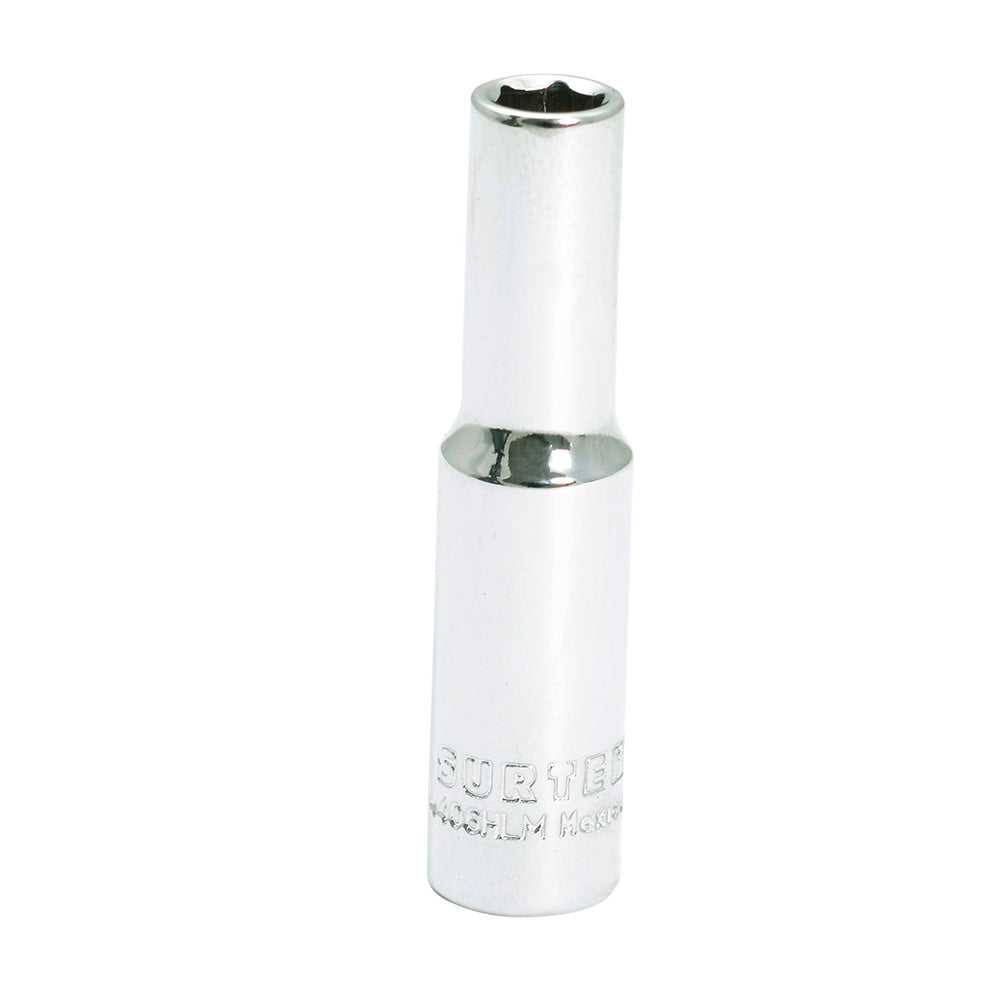 Dado lgo 1/4" 6pt 6mm