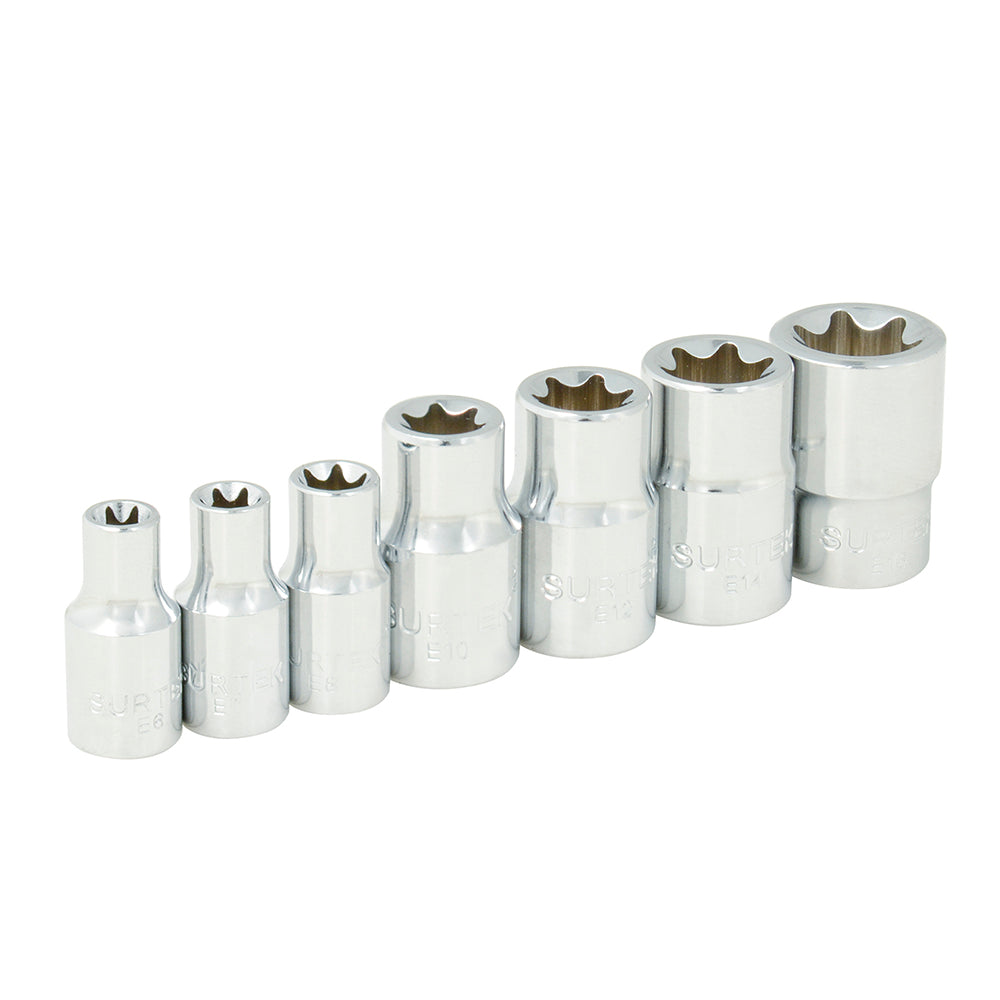 Jgo dados trx 1/4-3/8 7pz