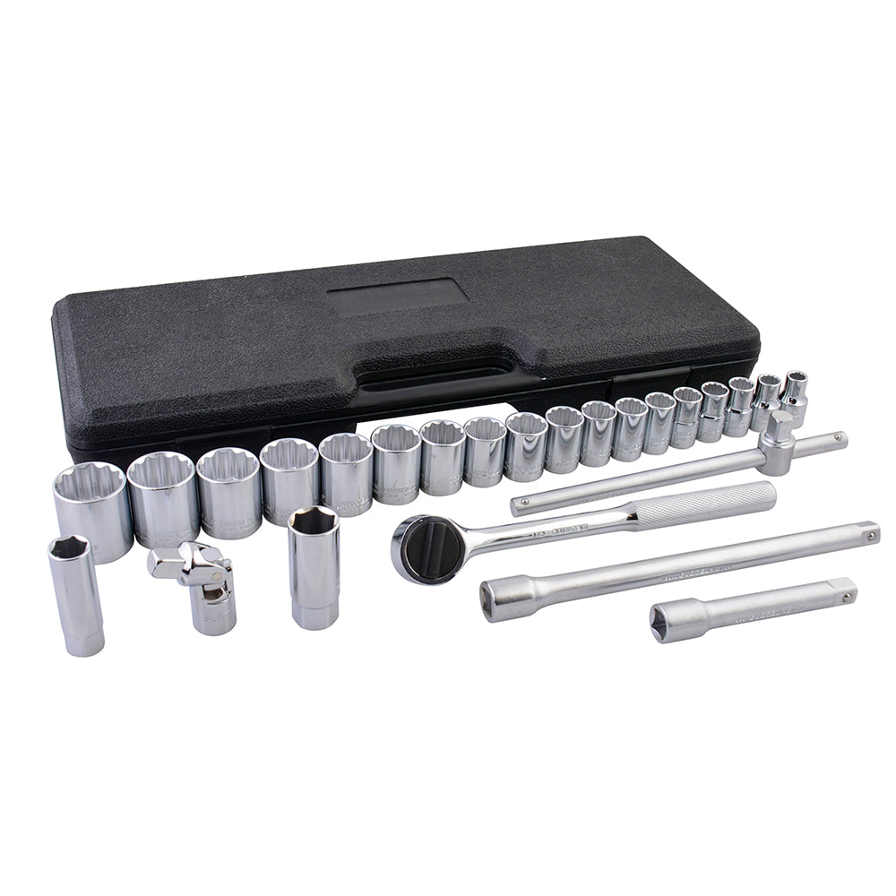 Jgo dados acc 1/2" pg 25pz