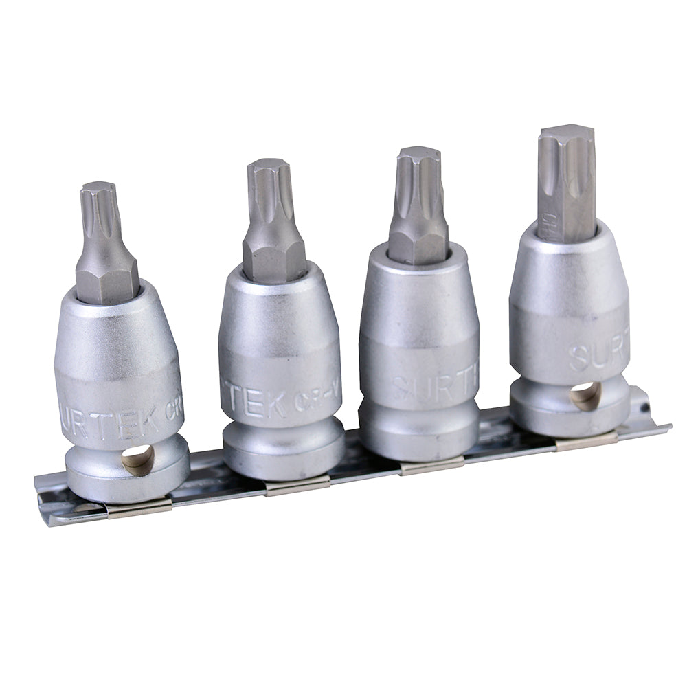 Jgo dados pta torx 1/2" 4pz