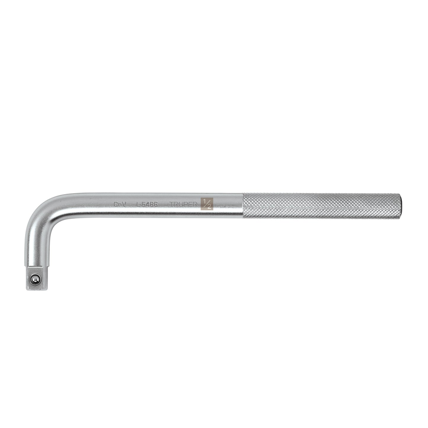 L-5486 Mango en "L" de 9"x 16 mm para copas mando 1/2"