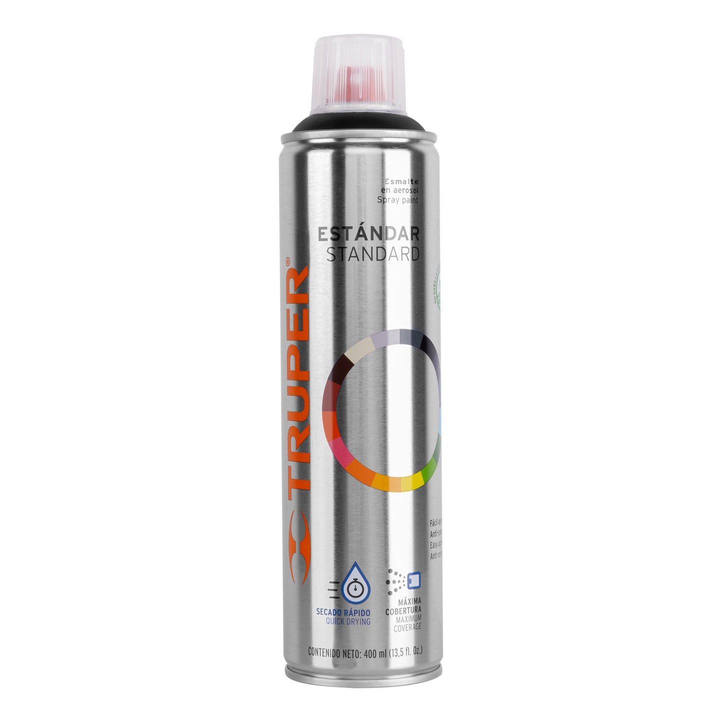 PA-NM Pintura en aerosol negro mate, 400 ml