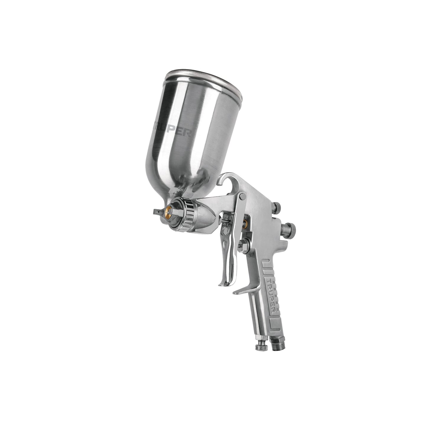 PIPI-411 Pistola p/pintar gravedad LVMP,vaso aluminio, boquilla 1.0mm"