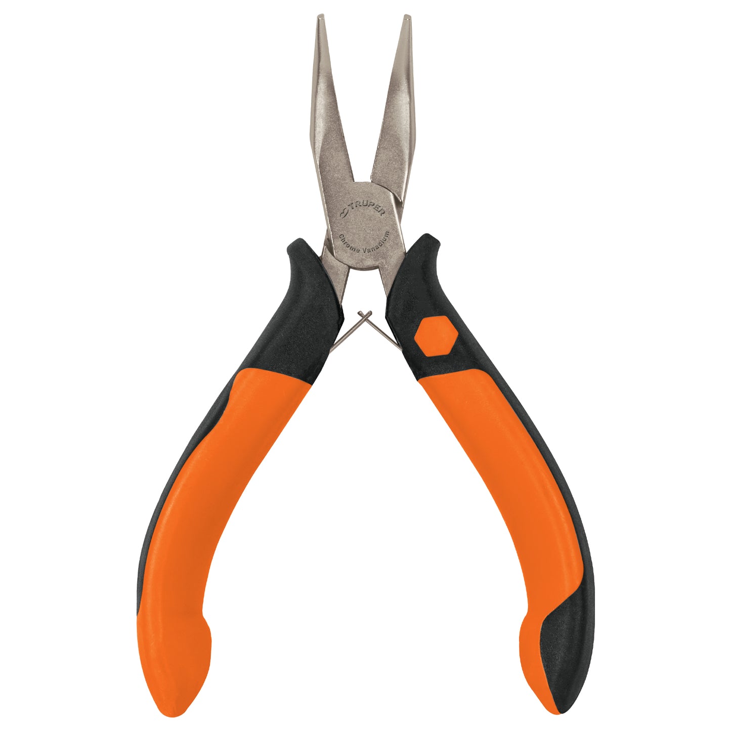 PM-PC4 Alicate miniatura punta curva 4', mango comfort grip