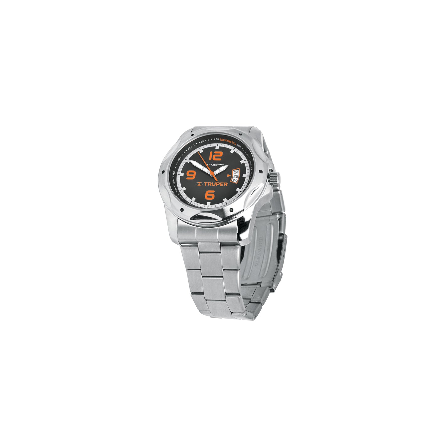 REL-PC-3 Reloj promocional p/caballero, acero inoxidable