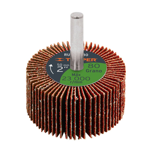 RUFLA-280 Rueda flap de 2", grano 80