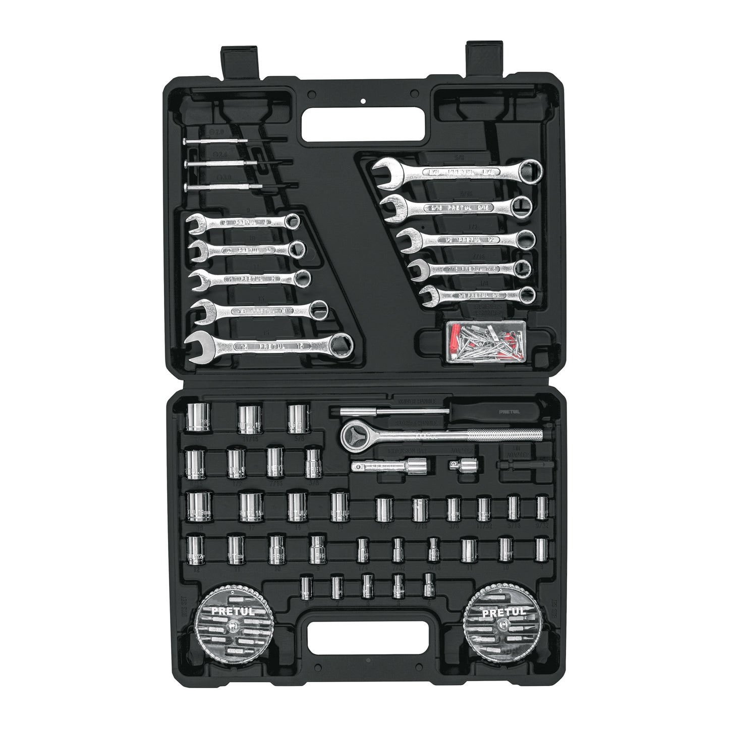 SET-100 Juego de herramientas, 100 piezas, Pretul