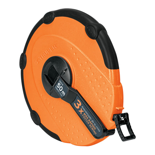 TP50ME Cinta métrica fibra de vidrio, carcasa plástica, 50 m
