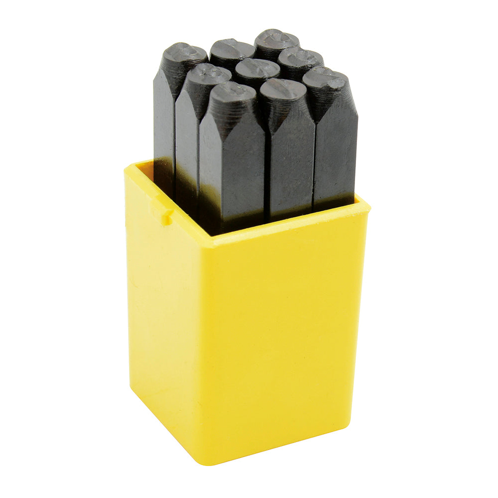 Jgo num 0-9 de golpe 6mm 9pz