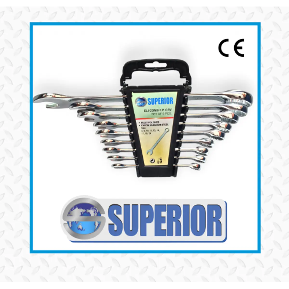 JUEGO LLAVES 8 PCS MIXTA CR VAN 3/8" - 7/8"