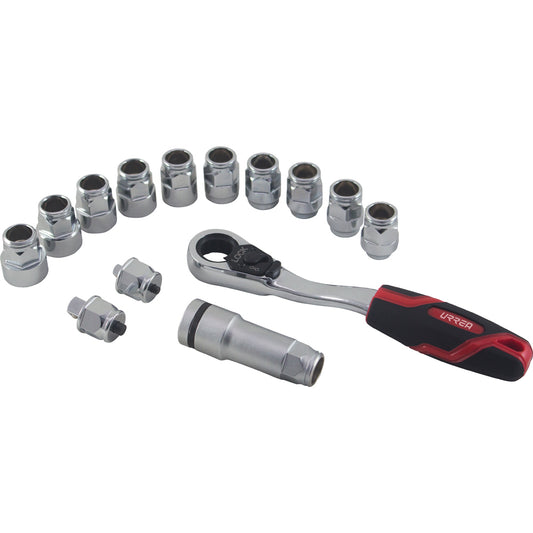 Jgo dados acc 1/4" 14pz
