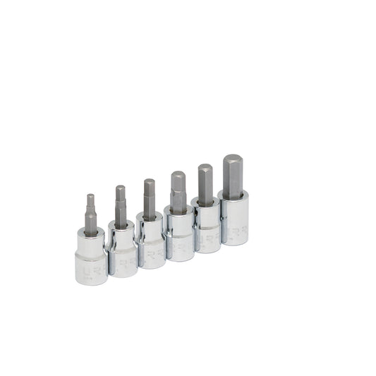 Jgo dados hex 3/8" mm 6pz