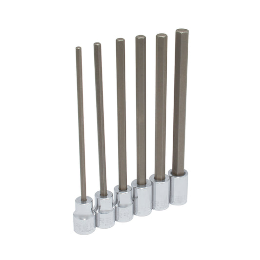 Jgo dados hex lga 3/8" mm 6pz