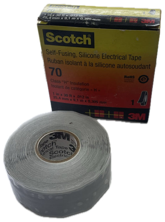 CINTA AISLANTE CAUCHO DE SILICONA AUTOADHESIVA SCOTCH 70