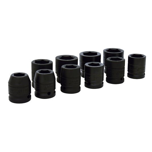 Jgo dados imp 3/4" 6pt pg 10pz