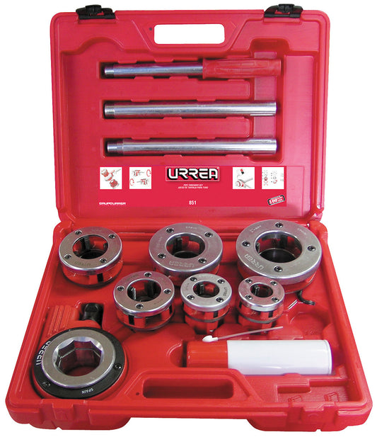 Jgo tarraj p/tubo 1/2"-2" 9pz