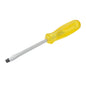 Dest ambar plana cuad 1/4x4"