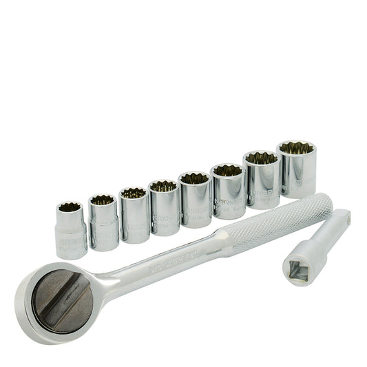 Jgo dados acc 3/8" mm 10pz