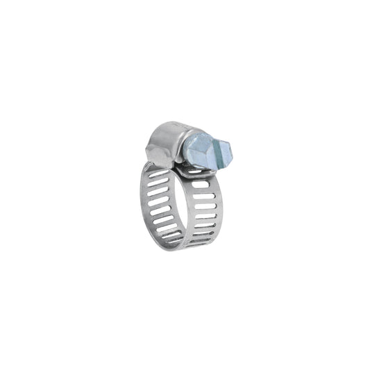 AB-04 Mini-abrazadera reforzada, acero inox #4, 3/8"-5/8", 10 pzas