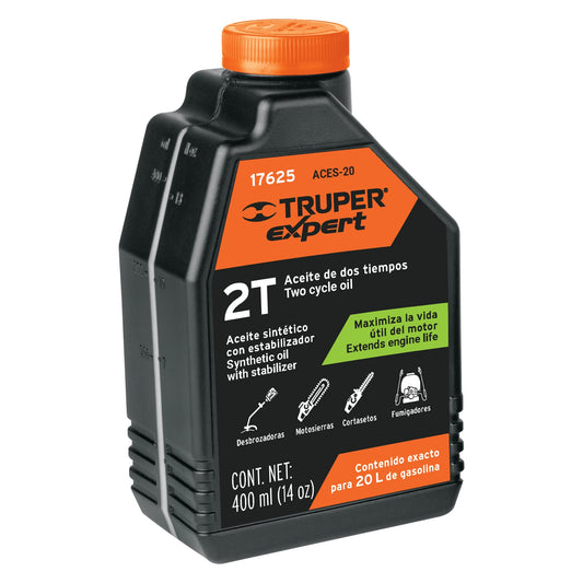 ACT-2T-16 Aceite sintético para motor de 2 tiempos, 470ml (16oz)"