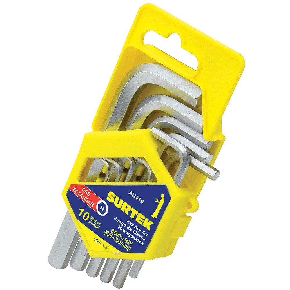 Jgo llaves hex L in 10pz rack