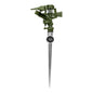 ASVE-11 Aspersor verde, plástico, estaca de 11', pretul