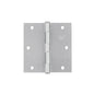 BC-353PP Bisagra cuadrada,cromo mate,cabeza plana, 3.5", Hermex Basic