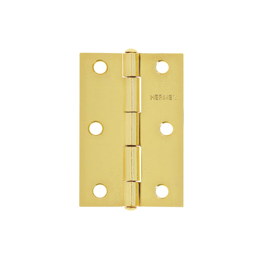 BR-301 Bisagra 3' acero latonado
