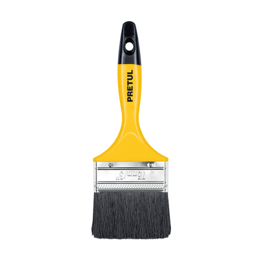 BRP-3 Brocha con mango de plástico, 3', Pretul