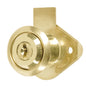 CM-21L-P Cerradura para mueble, modelo 21, latón, Hermex