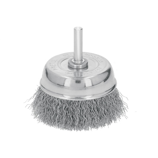 CO-3P Carda de copa, alambre grueso, calibre 0.3 mm, 2-3/4', Pretu"