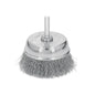 CO-3P Carda de copa, alambre grueso, calibre 0.3 mm, 2-3/4', Pretu"