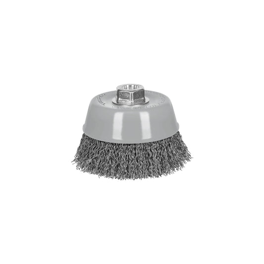 CO-512MRX Carda de copa, alambre ondulado grueso, 5', Multi rosca"