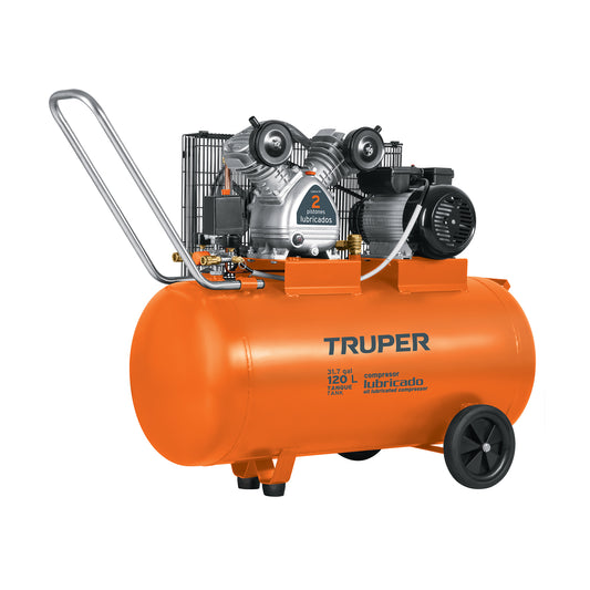 COMP-120LH Compresor horizontal 120 L, 4 HP (potencia máxima ), 220 V"