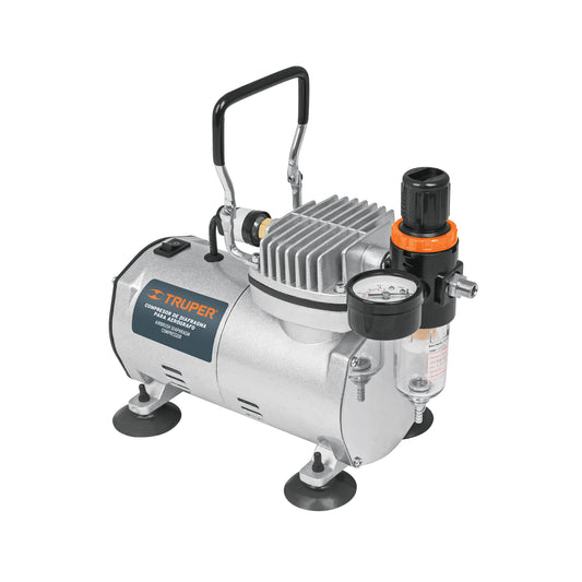 COMP-AERO Compresor de diafragma para aerógrafo, 1/5 Hp, 110 V