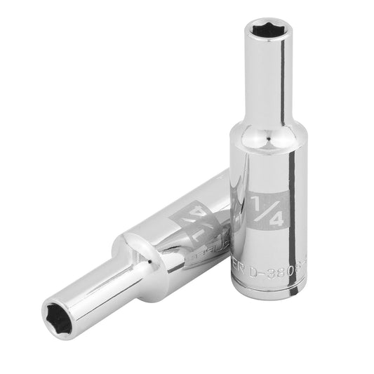 D-3808-HL Dado largo de 6 puntas, cuadro 3/8' de 1/4'"