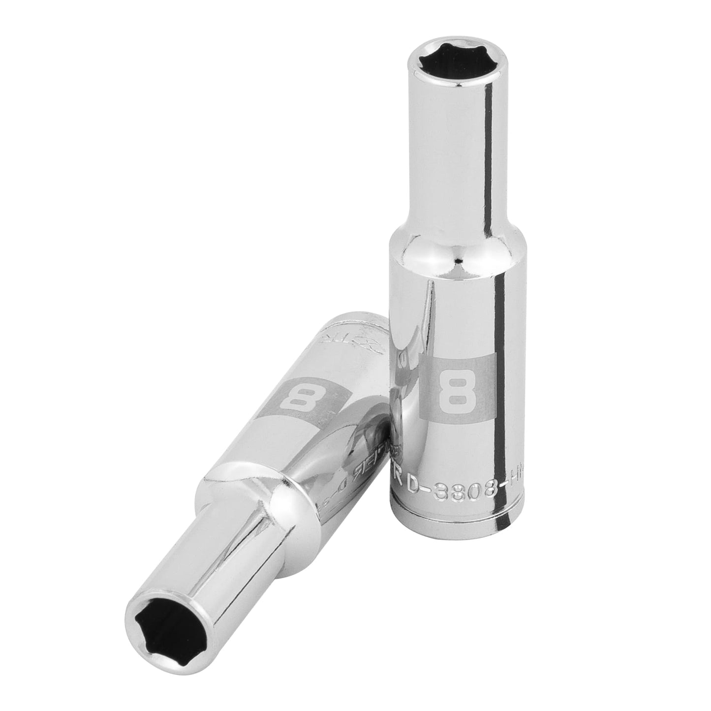 D-3808-HM-L Dado largo de 6 puntas, cuadro 3/8' de 8 mm"