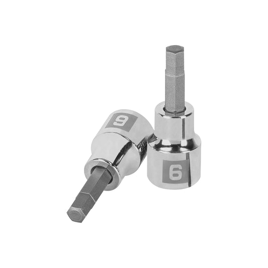 D-4990-6M Copas de punta bristol, mando 3/8" de 6mm.